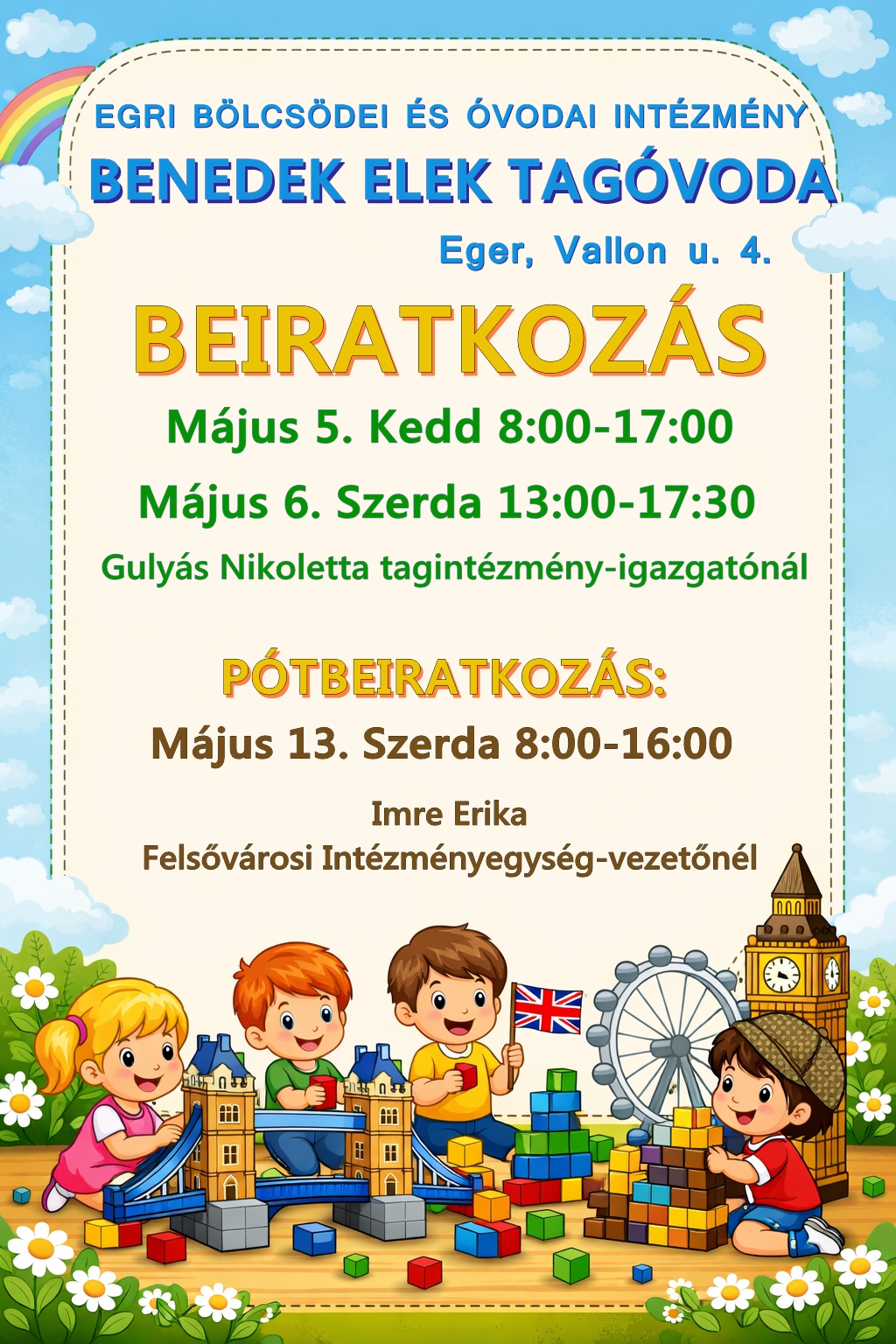 Beíratkozás plakát2